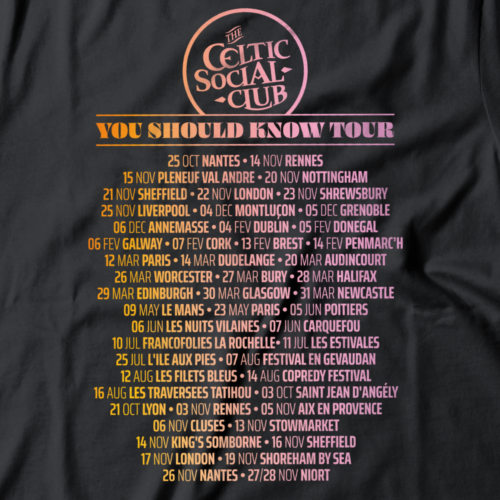 New: The Official "You Should Know" TOUR T-Shirt - Image 2
